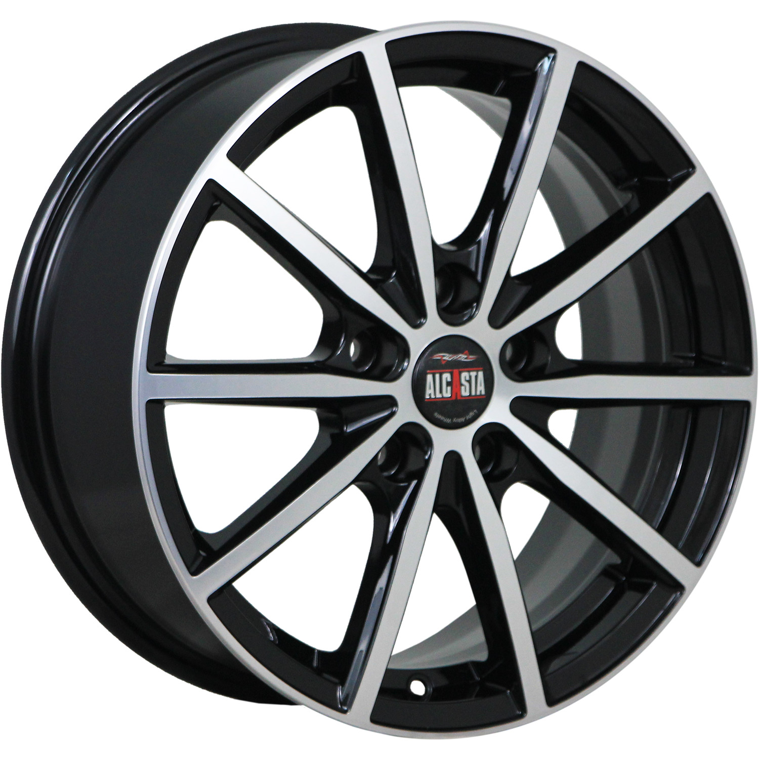 Литой диск Alcasta M61 6.5x16 5x114.3 DIA67.1  ET43  BKF