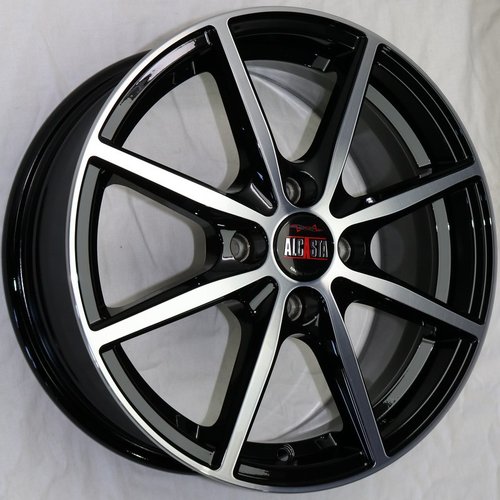 Литой диск Alcasta M63 6x15 4x100 DIA60.1  ET40  BKF