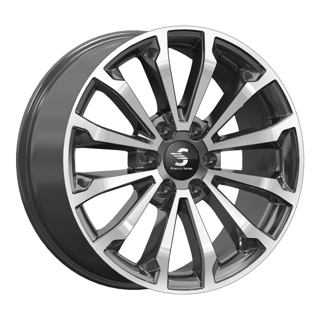 Литой диск СКАД Premium КР006 (20_TANK 500) 8,5x20 6x139.7 DIA100,1  ET33  Diamond gloss graphite