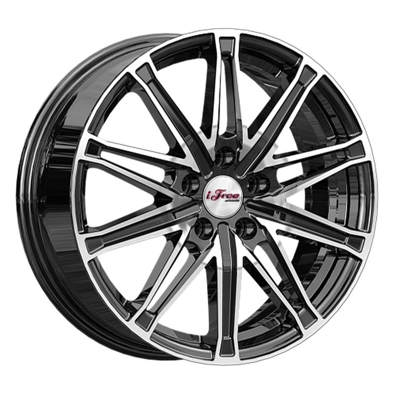 Литой диск iFree Виар 6,5x17 5x105 DIA56.6  ET38  Блэк Джек