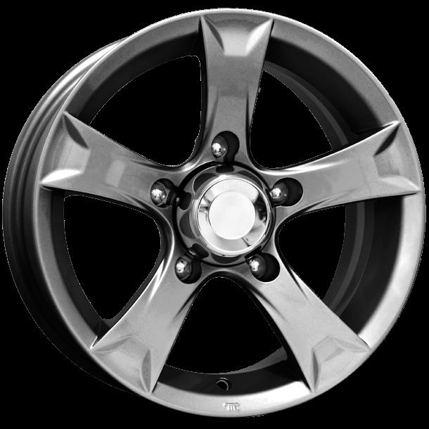 Литой диск K&K Триал 6,50x15 5x139.7 DIA98,0  ET30  Серый тёмный глянцевый