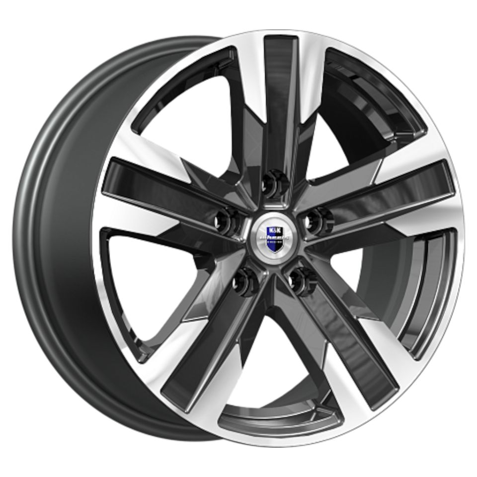 Литой диск K&K Висмут (КС100) 7x16 5x108 DIA67,1  ET33  Алмаз черный