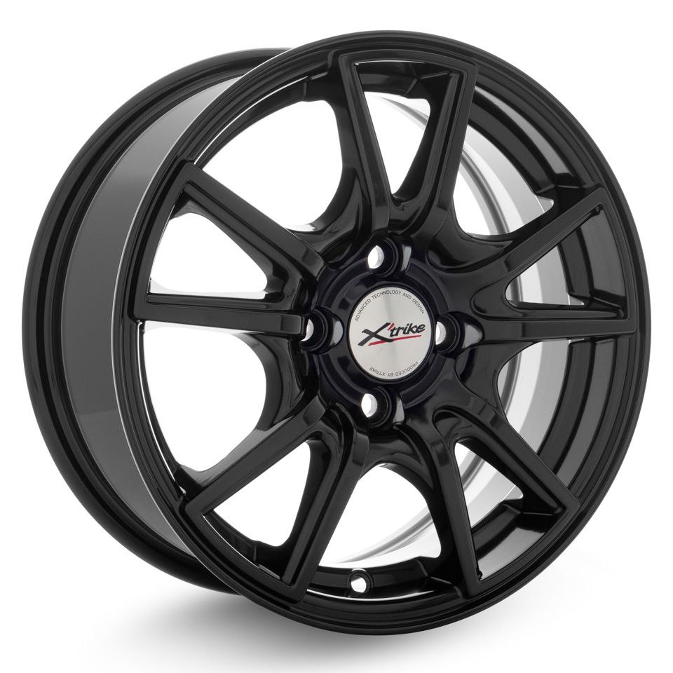 Литой диск Xtrike X-104 6,0x14 4x100 DIA67,1  ET38  BK