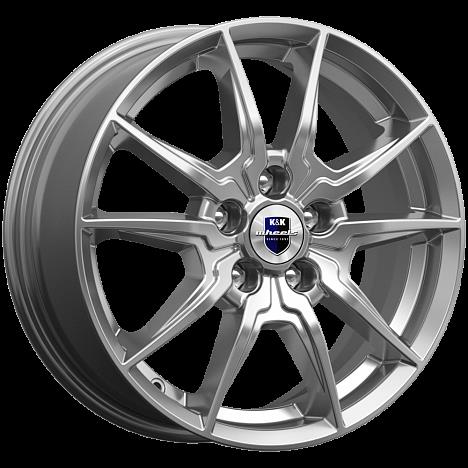 Литой диск K&K Адамар 6,50x16 5x114.3 DIA67,1  ET38  Серый тёмный глянцевый