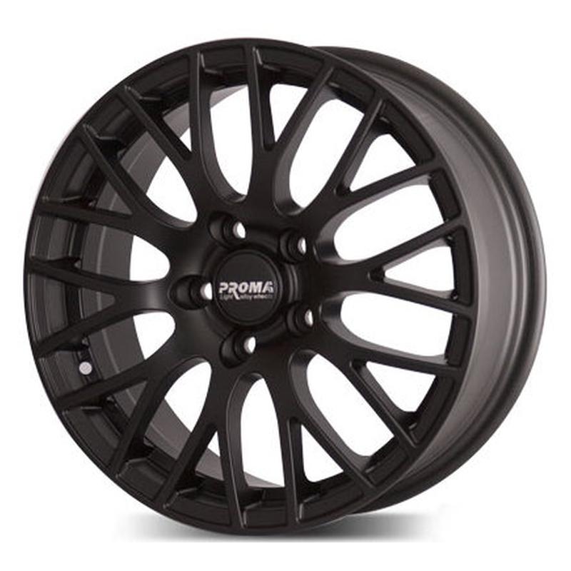Литой диск PROMA GT-bm 6.5x16 4x98 DIA58.6  ET33  Чёрный матовый