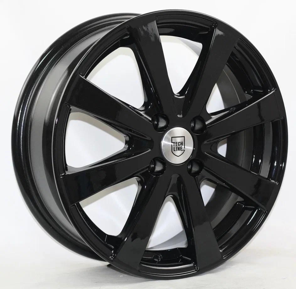Литой диск TechLine 634 6x16 4x100 DIA60.1  ET37  BL