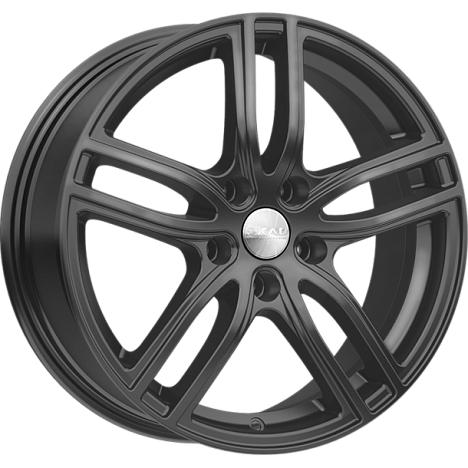 Литой диск Skad Брайтон 7x17 5x100 DIA56,1  ET48  Чёрный матовый