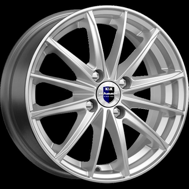 Литой диск K&K Пойнт Бланк 6x15 4x100 DIA67,1  ET40  Серебристый