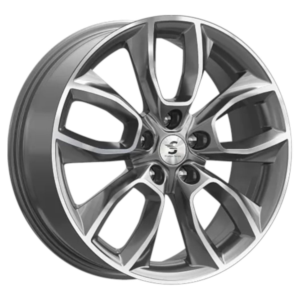 Литой диск СКАД Premium КР001 (18_Hongqi H5 II) 7,0x18 5x114.3 DIA67,1  ET45  Diamond gloss graphite