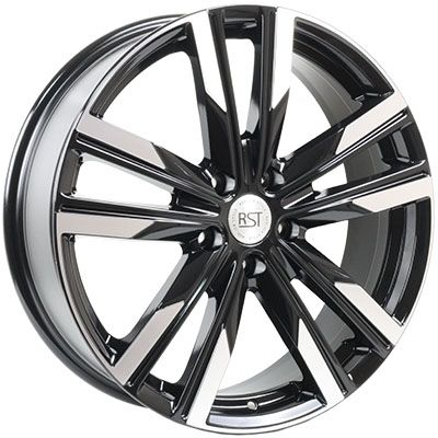 Литой диск RST R089 (Exeed) 7x19 5x108 DIA65,1  ET36  Чёрный с полированным ободом