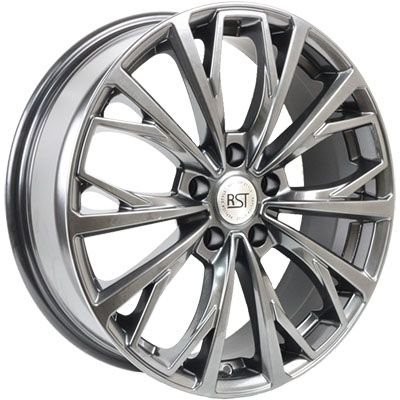 Литой диск RST R038 (EXEED TXL) 7x18 5x108 DIA65,1  ET36  Серый с полированной лицевой частью