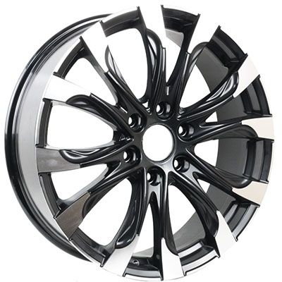 Литой диск RST R022 (LC300) 8x20 6x139.7 DIA95,1  ET60  Чёрный с полированным ободом
