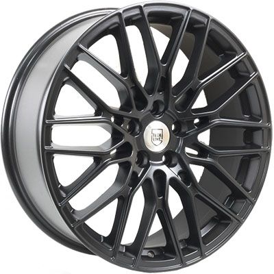 Литой диск TechLine 901 8x19 5x108 DIA63,4  ET45  Черный полностью матовый