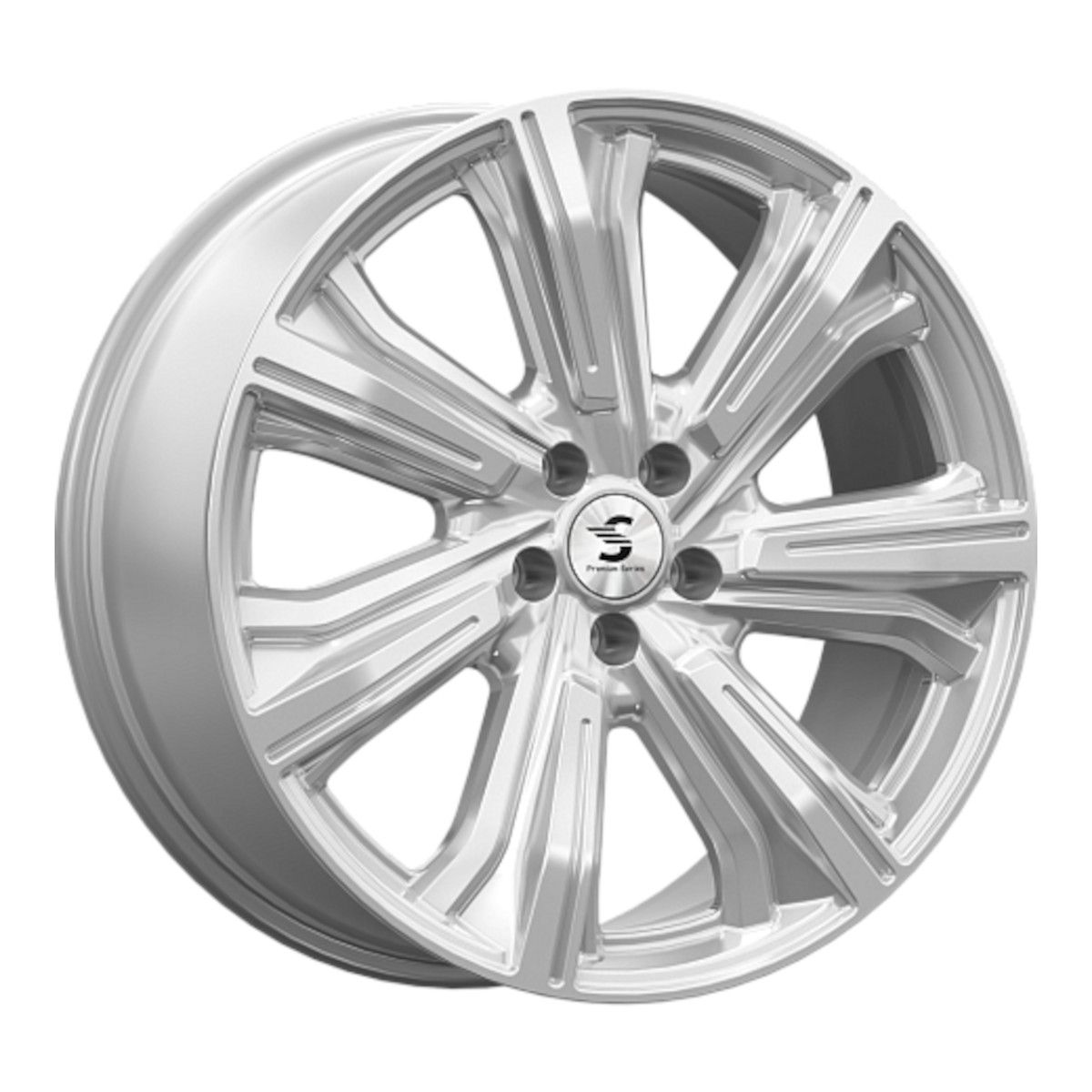 Литой диск СКАД Premium Kleemann (КР1067) 8,5x20 5x108 DIA63,35  ET45  Elite silver