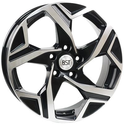 Литой диск RST R227 (Changhan) 7x17 5x110 DIA63,4  ET46  Чёрный с полированным ободом