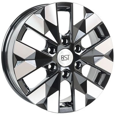 Литой диск RST R237 6,50x17 6x139.7 DIA92,5  ET48  Черный глянцевый с проточкой