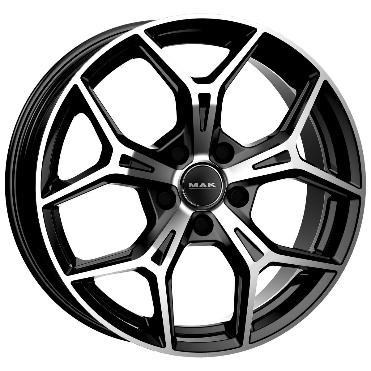 Литой диск MAK Epica 7,0x17 5x108 DIA63,4  ET50  Black Mirror
