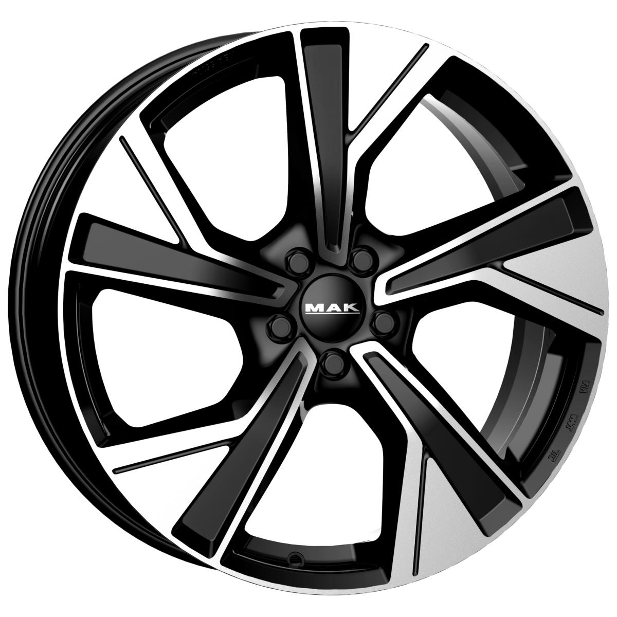 Литой диск MAK Malmoe 7,5x19 5x108 DIA63,4  ET50  Black Mirror