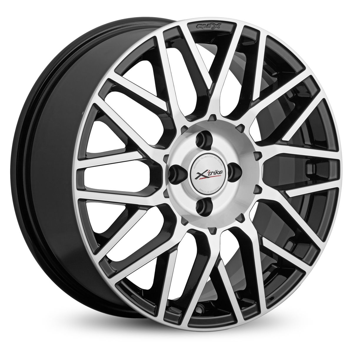 Литой диск X'trike X-131 7,0x17 5x114.3 DIA67,1  ET45  BK/FP
