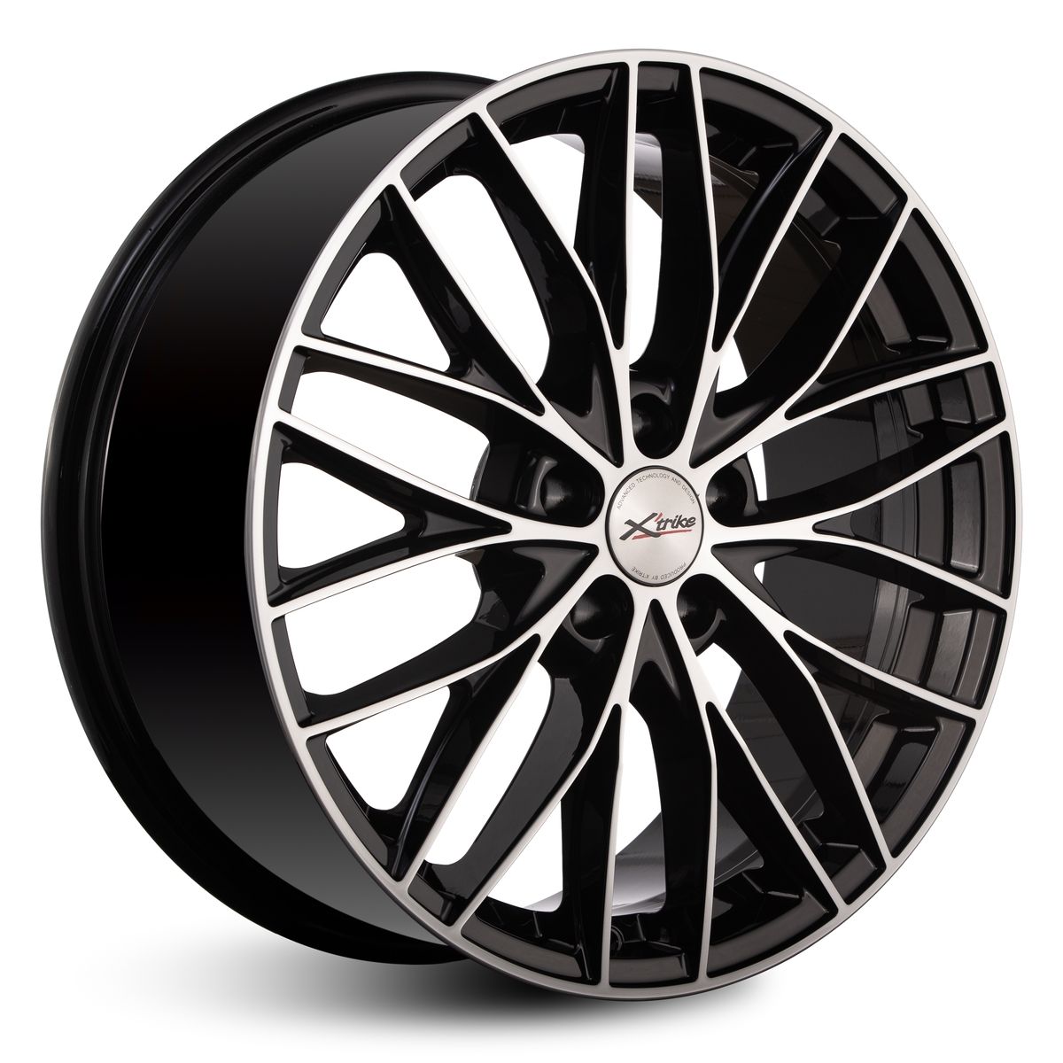 Литой диск X'trike X-130 7,5x18 5x114.3 DIA67,1  ET50  BK/FP