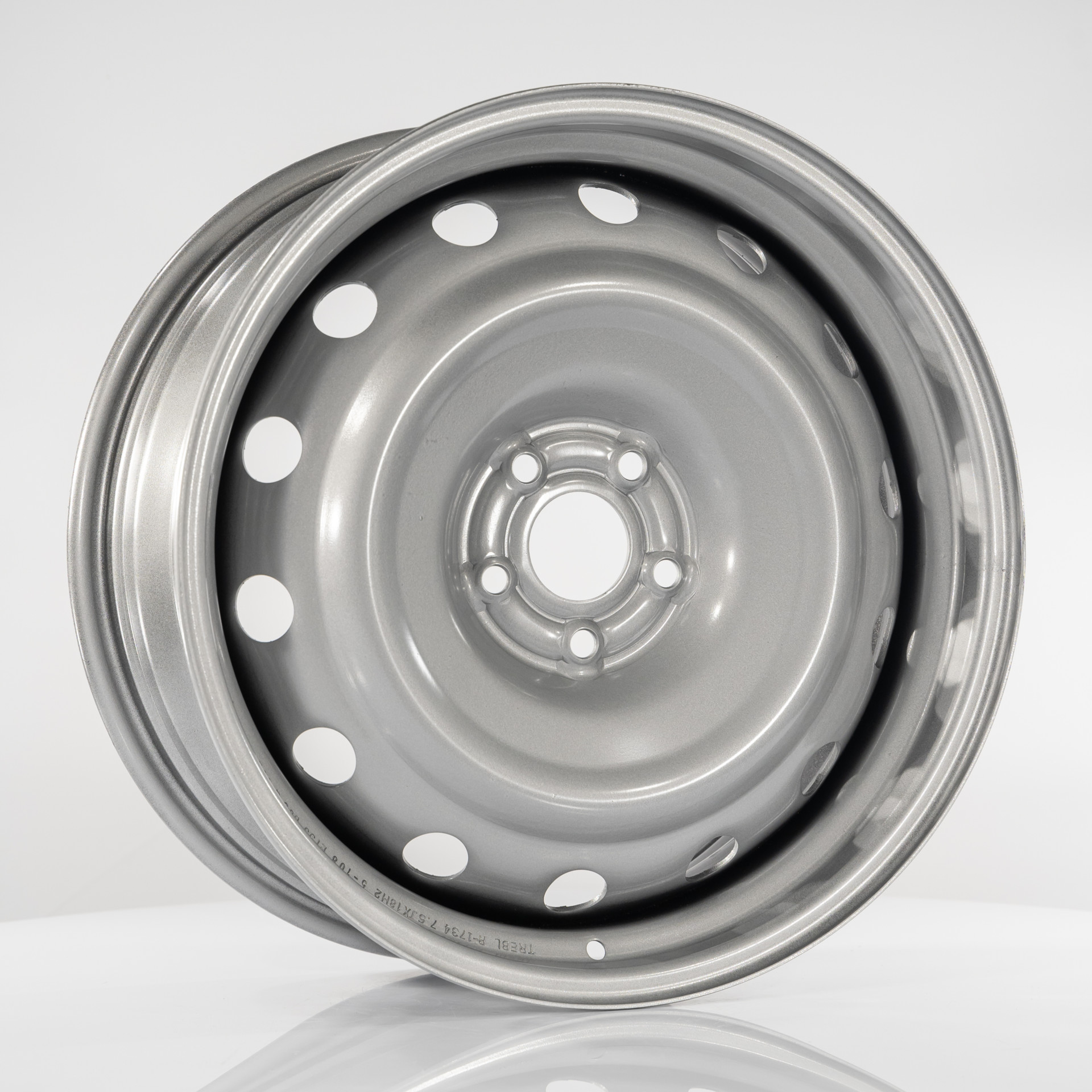 Штампованный диск Trebl R-1748 7.5x18 5x114.3 DIA60.1  ET45  silver