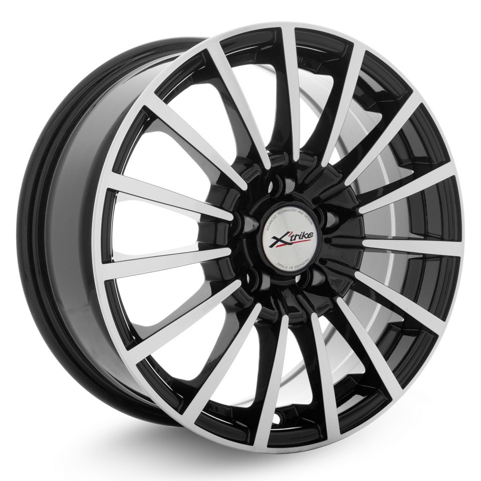 Литой диск X'trike X-106 6,5x15 5x114.3 DIA67,1  ET45  BK/FP