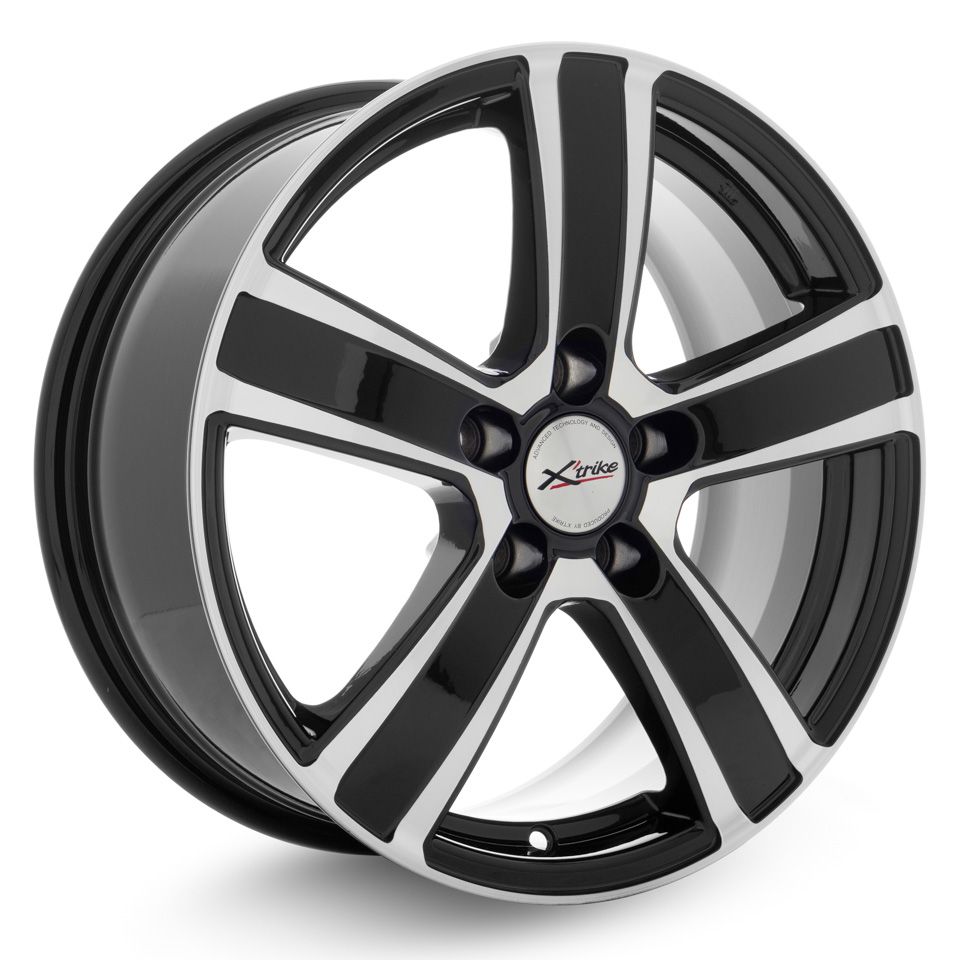 Литой диск X'trike X-108 7,0x16 5x112 DIA66,6  ET32  BK/FP