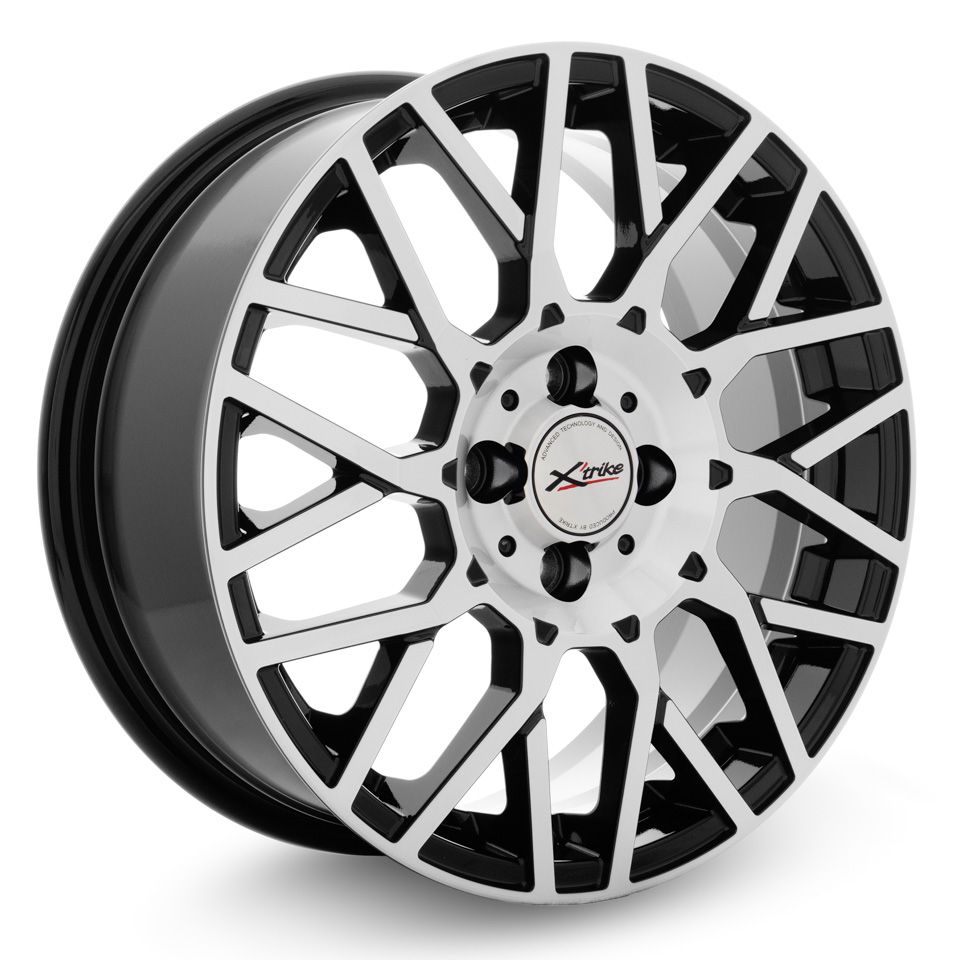 Литой диск X'trike X-125 6,5x16 4x100 DIA67,1  ET36  BK/FP