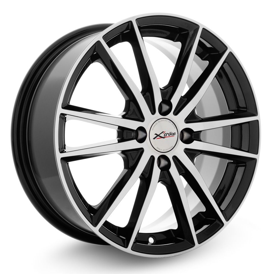 Литой диск X'trike X-129 6,5x16 4x100 DIA67,1  ET36  BK/FP