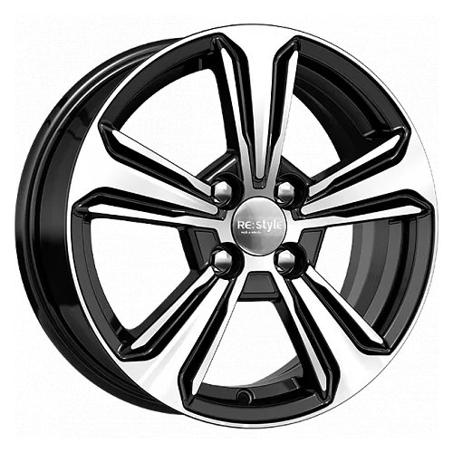 Литой диск K&K КС777 6x15 4x100 DIA54,1  ET46  Алмаз черный