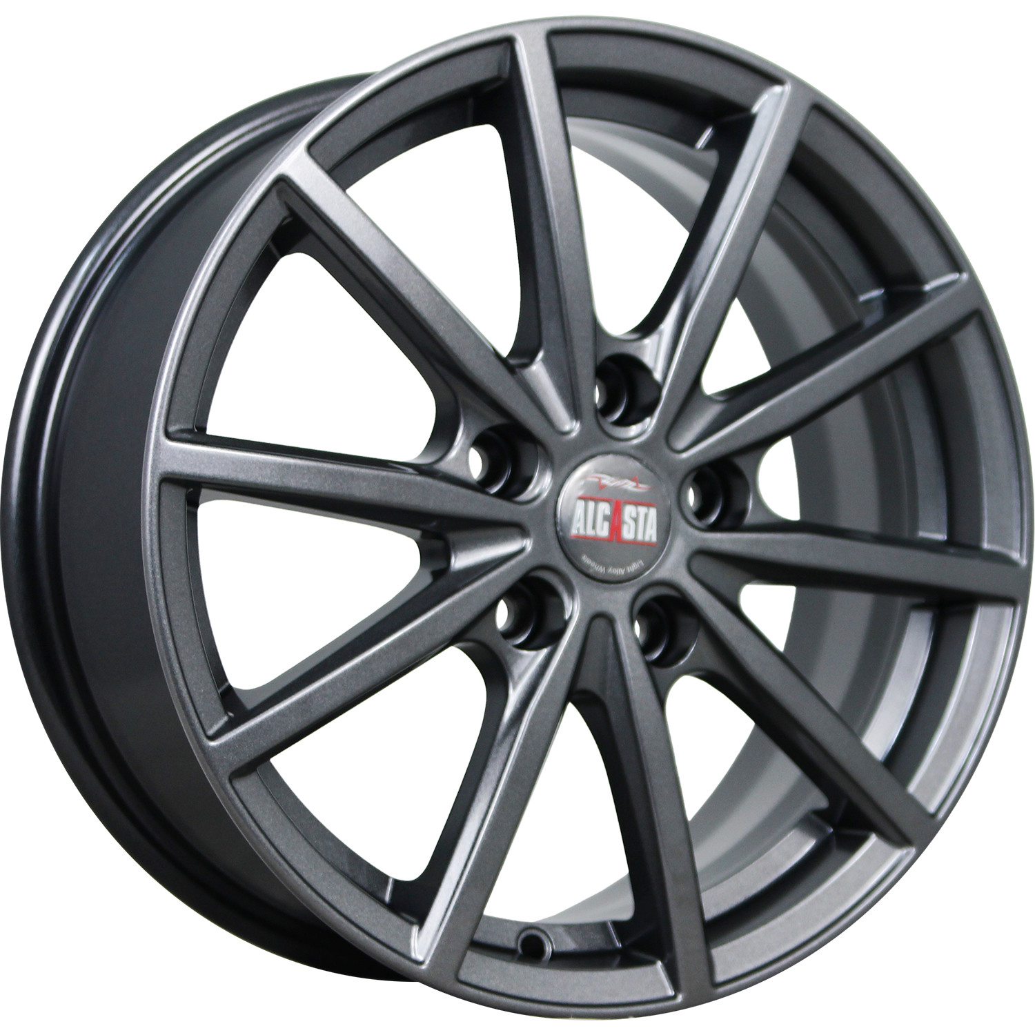 Литой диск Alcasta M61 7x17 5x114.3 DIA67.1  ET45  GRAPHITE
