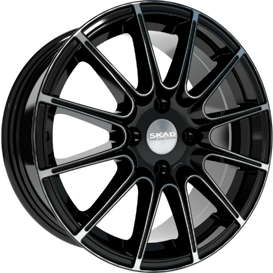 Литой диск SKAD Le-Mans Алмаз 7.0x16 4x100 DIA67,1  ET38  Черный
