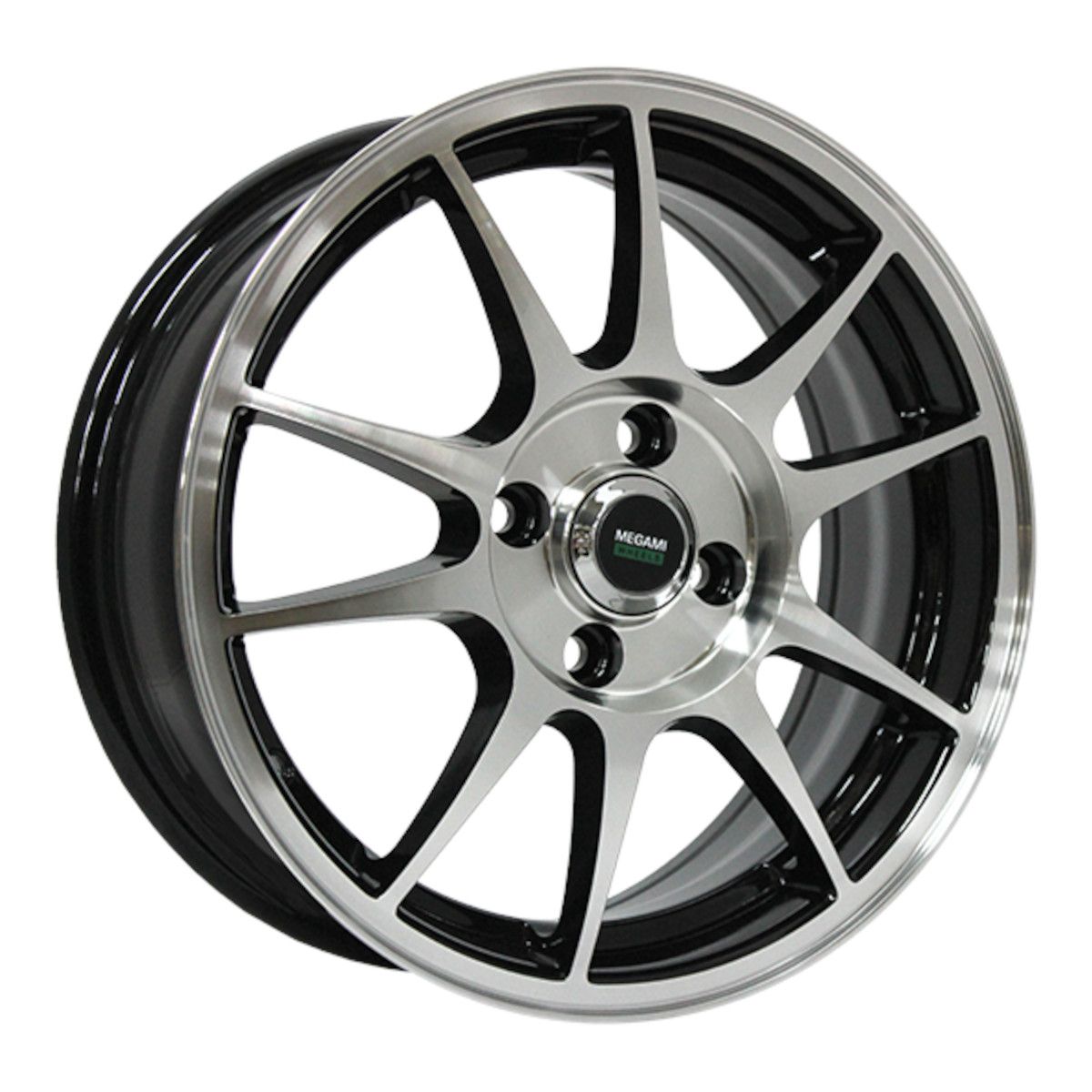 Литой диск Megami MGM-5 6x15 4x100 DIA54.1  ET46  BKF