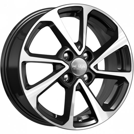 Литой диск K&K КС861 6x15 4x100 DIA54,1  ET48  Алмаз черный