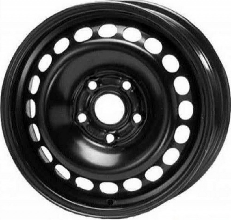 Штампованный диск Trebl 53C45D 5.5x14 4x108 DIA57.1  ET45  black