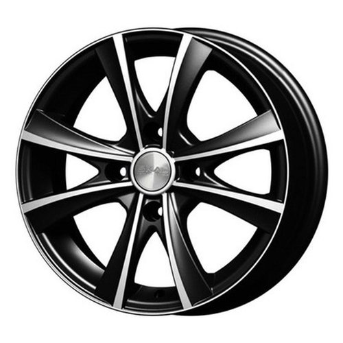 Литой диск SKAD Мальта Алмаз 6.0x15 4x100 DIA60,1  ET50  Черный