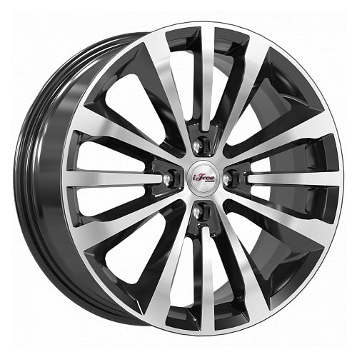 Литой диск iFree Андерсен Блэк Джек 7.0x17 4x100 DIA60,1  ET43  Черный