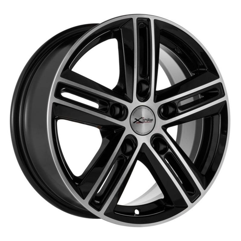 Литой диск X'trike X-123 6,50x16 5x139.7 DIA98,5  ET40  Полностью черный полированный