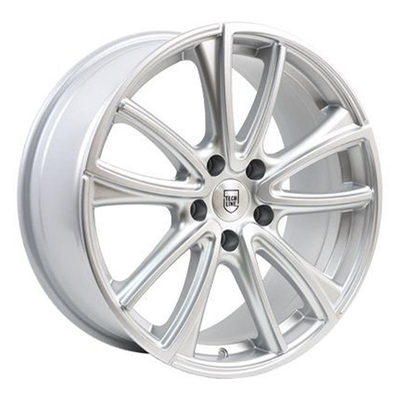 Литой диск TechLine 682 7x16 5x114.3 DIA67,1  ET40  Серебристый