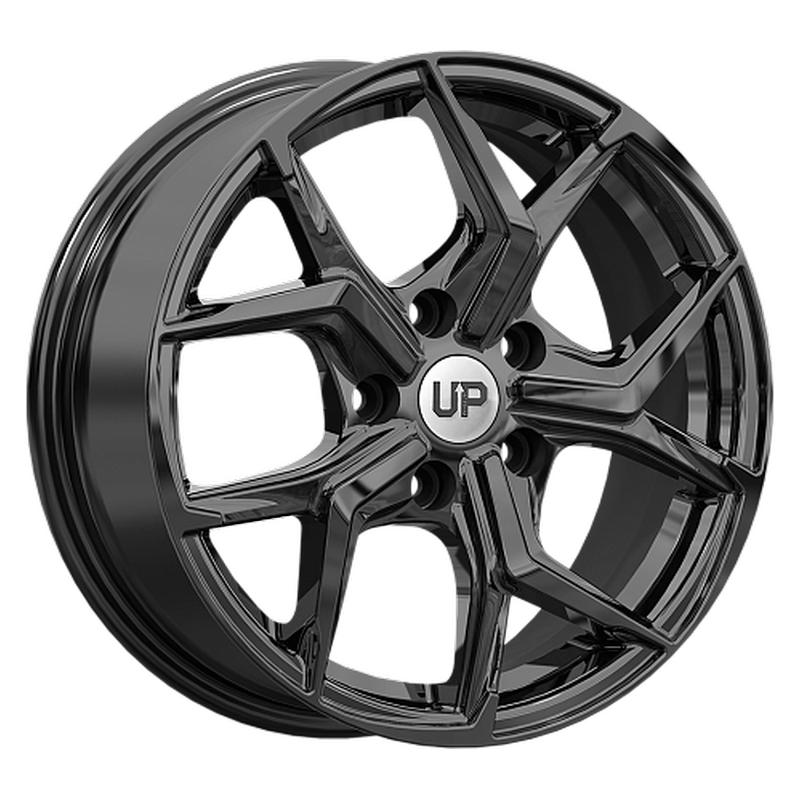 Литой диск Wheels UP Up120 New Black 6.5x16 5x100 DIA57,1  ET38  Черный