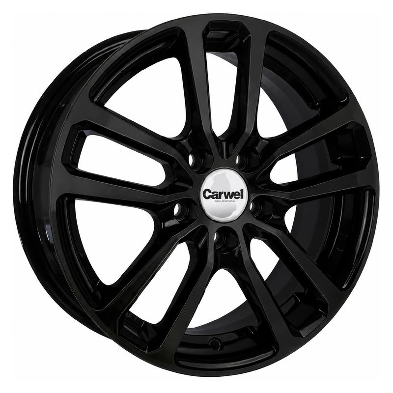 Литой диск Geely Emgrand-bk (Донты 209 BK) 6x15 5x114.3 DIA54.1  ET38  BK / Чёрный глянцевый