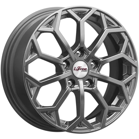 Литой диск iFree KC1000-hw Спейс-Нидл 6.5x16 5x108 DIA63.35  ET47  Хай вэй / Графитовый