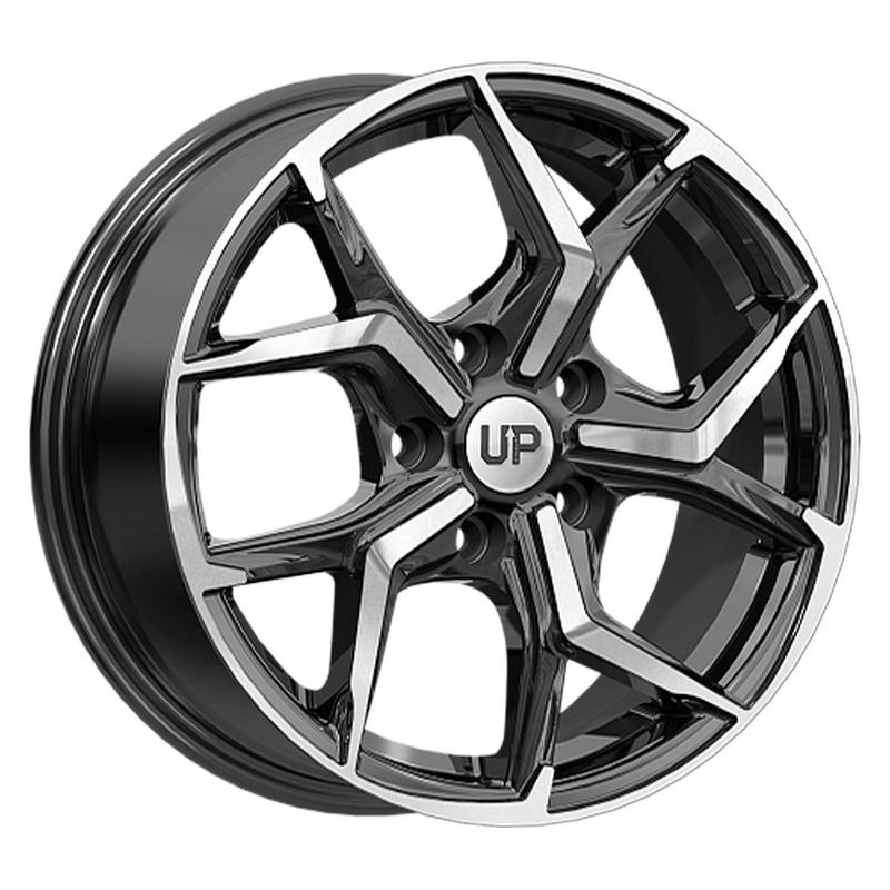 Литой диск Wheels UP Up120 New Diamond 6.5x16 5x100 DIA57,1  ET38  Черный