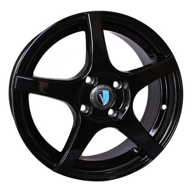 Литой диск Venti 1510-bl 6,0x15 4x100 DIA60,1  ET37  BL / Чёрный