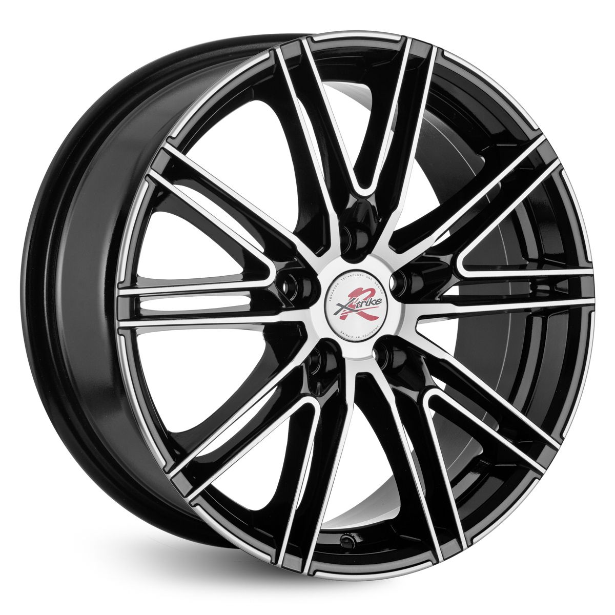 Литой диск XtrikeRST R187 7,0x17 5x110 DIA63,4  ET46  BK/FP