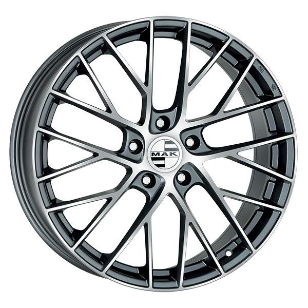 Литой диск MAK Monaco 8,5x19 5x130 DIA71,6  ET55  Gun Met-Mirror Face