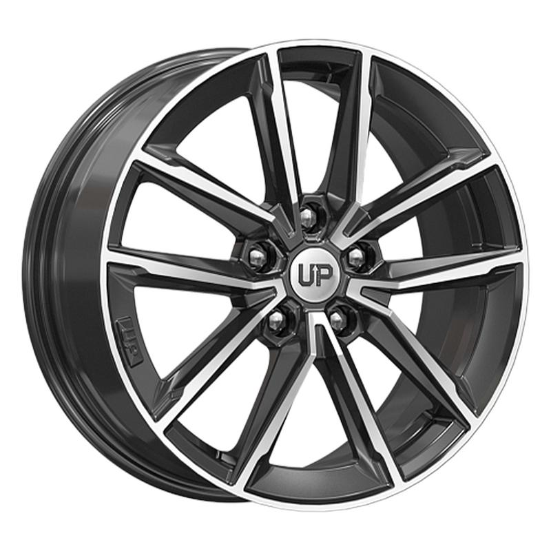 Литой диск Wheels UP Up104 New Diamond 6.5x17 5x114.3 DIA67,1  ET40  Черный