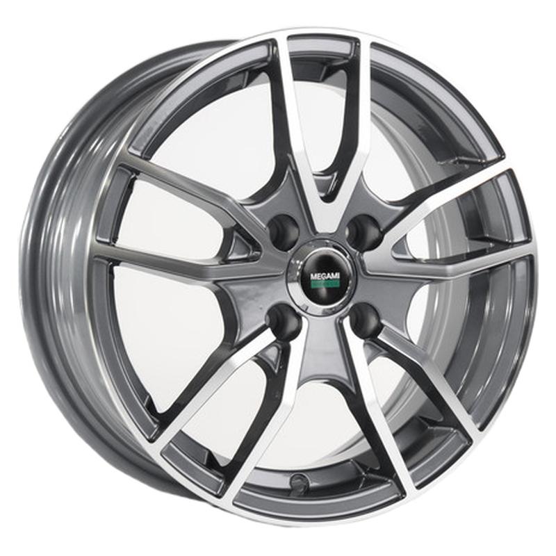 Литой диск Megami MGM-20 GMF 6.0x15 4x100 DIA60,1  ET50  Графитовый