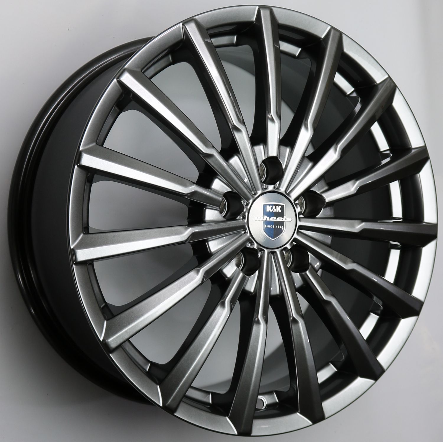 Литой диск K&K KC641-dpl Акцент 5,50x14 4x100 DIA67,1  ET39  Тёмно-графитовый