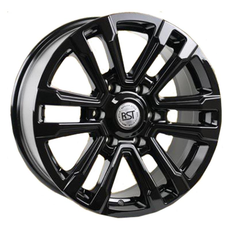 Литой диск RST R107 (Prado) 7,50x17 6x139.7 DIA106,1  ET25  Черный глянцевый